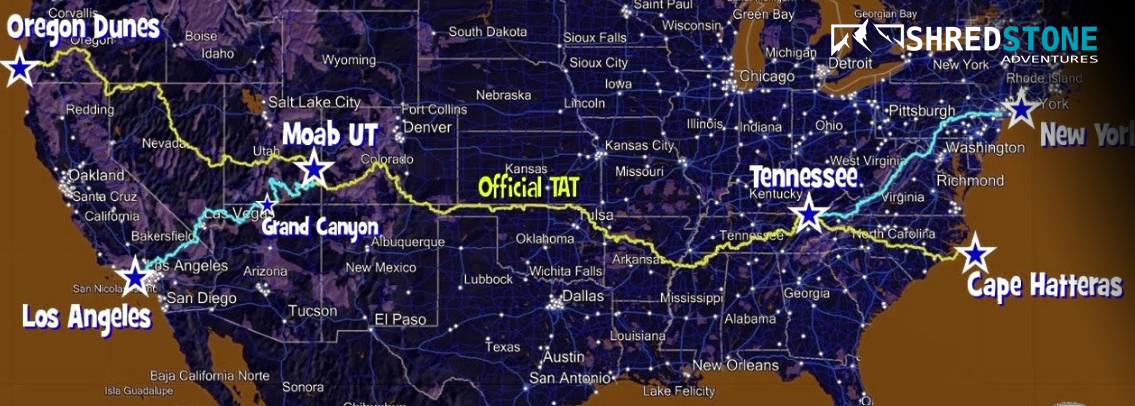 Map Trans America Trail