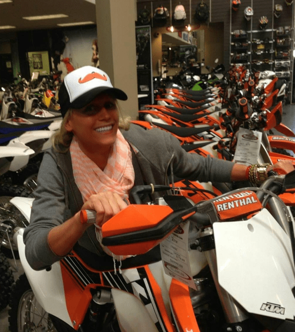 From Cliffs to Dirt Trails: Kari’s  Journey into the World of Motorcycles